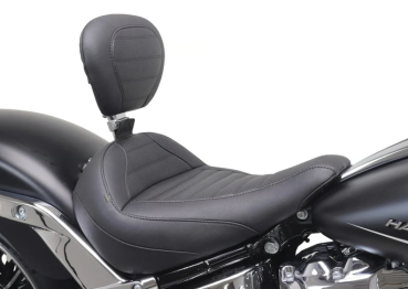 Preview: Mustang-Fahrer-Rückenlehne für Softail-Touring-Modelle